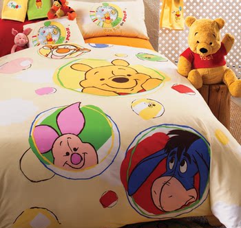 Aussino home textiles disney cotton children's bedding pooh's house