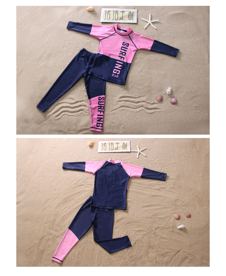 Đồ bơi cho bé trai và đồ bơi nhanh khô chẻ đôi áo tắm dài tay cho bé - Bộ đồ bơi của Kid đồ bơi cho em bé