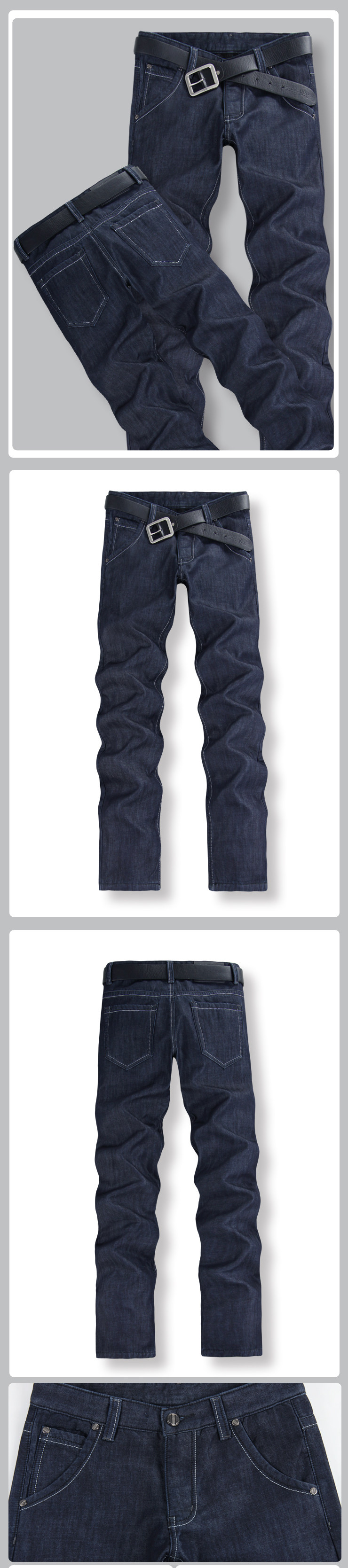 Jeans pour adolescent en coton pour hiver - Ref 1469792 Image 11