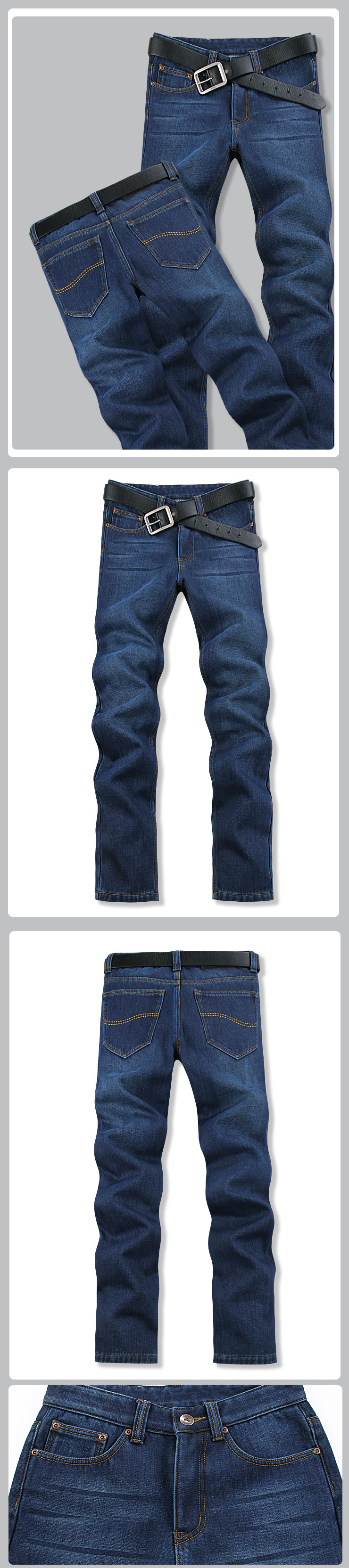 Jeans pour adolescent en coton pour hiver - Ref 1469792 Image 6