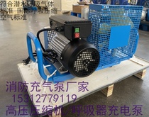 Positive pressure air respirator air pump fire-fighting high-pressure air pump submersible air filling pump 30Mpa filling
