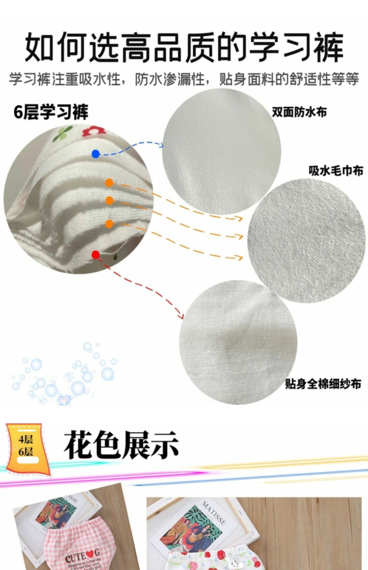 Тканевый подгузник 清仓日本西松屋儿童戒尿训练裤宝宝学习裤幼儿内裤婴儿布尿裤春夏 Loose preferred nishimatsuya