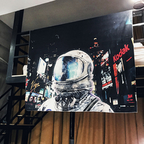 Foreign trade export lost New York astronaut NASA astronaut INS wind universe hanging cloth Bed and breakfast live background cloth