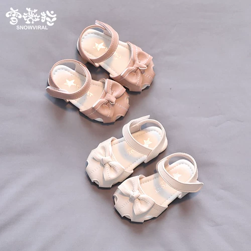 Летняя детская обувь для девочек, сумка для обуви для принцессы для раннего возраста, сандалии, 1-3 лет, мягкая подошва