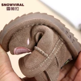 Детские сапоги, утепленные нескользящие туфли для раннего возраста, 1-3 лет, мягкая подошва