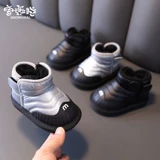 Детские зимние туфли, утепленная удерживающая тепло обувь для раннего возраста, сапоги подходит для мужчин и женщин, 1-3 лет