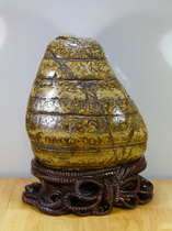 Natural water sprinted stone chite large chemical jade original stone ornamental stone pendulum pieces years vicisant