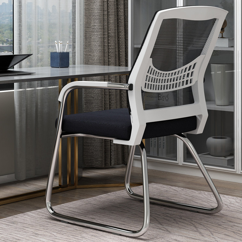 Office chair comfortable sedentary cushion waist computer chair home simple conference chair training chair reinforced dormitory chair