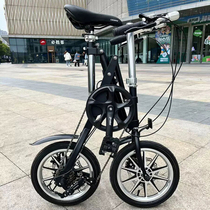 Folding bicycle scooter for driving adults can put it in the trunk and can promote cycling