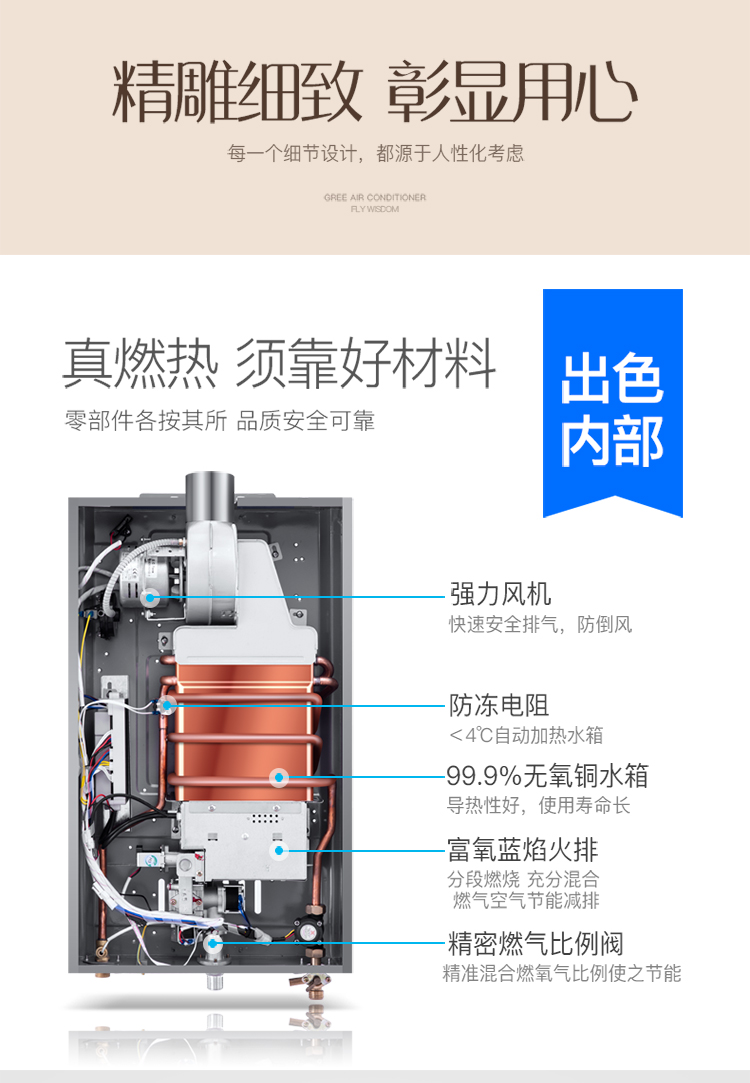 bình nóng lạnh tân á Thông minh nhiệt độ không đổi nhiệt độ nước nóng điện hộ gia đình khí tự nhiên mạnh mẽ khí hóa lỏng 12 lít - Máy đun nước máy nóng