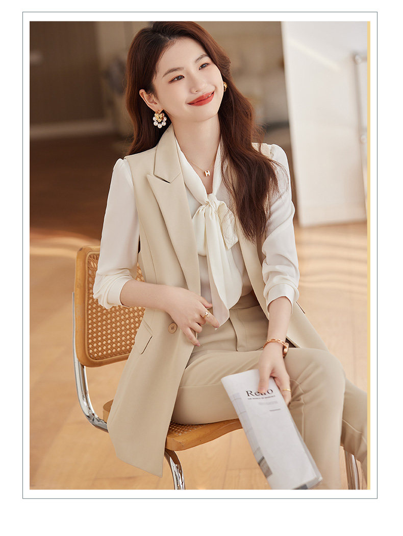 Костюм, майка топ, осенний комплект, черный жилет, куртка, изысканный стиль 