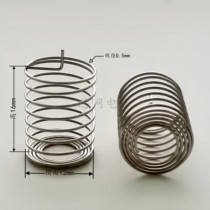 Straight tube inner winding center type TH induction antenna touch switch key spring touch F8-12 nickel plated