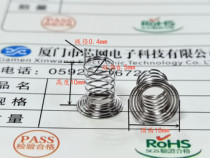 Top 10mm high 10mm cylinder 6 5mm Bell mouth eccentric touch switch spring available sample