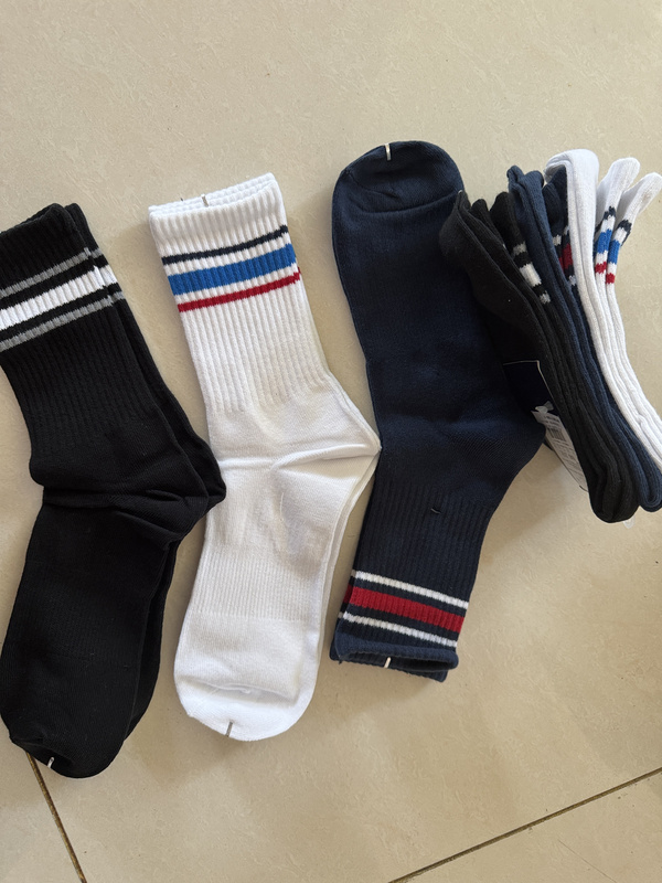 Domestic Meijia Genuine Men's Socks, New Spring and Autumn Comfortable Long Socks, Sports Socks, Casual Socks, 6 Pairs of Everyday Socks