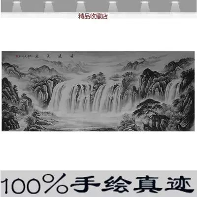 With a long history, meeting room calligraphy and painting decoration paintings, boss's office hanging paintings, framed plaques, living room murals can be customized