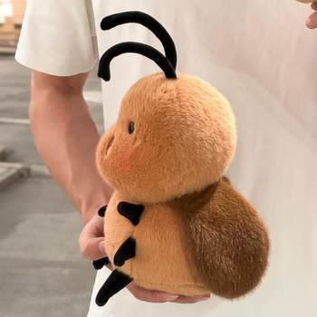 Small Cockroach Plush Toy, Funny Little Cockroach Sleeping Doll, Cute Prank Toy, Creative Birthday Gift for Friends