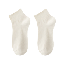 Zhuji socks womens socks spring and summer thin pure cotton deodorant boneless loose mouth white confinement summer mid-tube socks