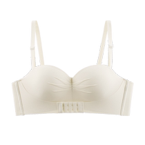 Tube top strapless underwear for women non-slip push-up small breasts to look bigger seamless invisible wrap anti-sagging front button bra