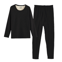 Lamb velvet heating thermal underwear mens velvet thickened autumn clothes and long trousers set 2024 new autumn and winter anti-cold