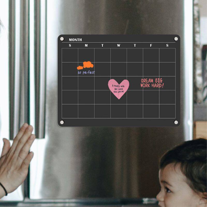 亚克力日历板磁性干擦板为何在2026家居装饰中大受欢迎?