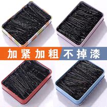 Fixed red hair ornaments net hairclip female Korean clip short hair banghai girl Black 2018 cute