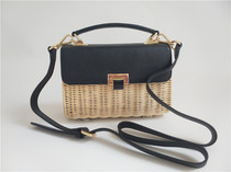 Rattan handmade bag womens shoulder bag bag Hand bag cross bag beach bag woven bag woven bag