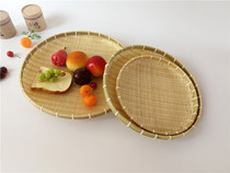 Hand-woven bamboo products bamboo plaques bamboo sieve round dustpan drying bamboo woven products