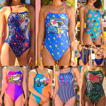 South Koreas JKUSS new cartoon loolie sweetness professional lady conjoined triangular swimsuit training