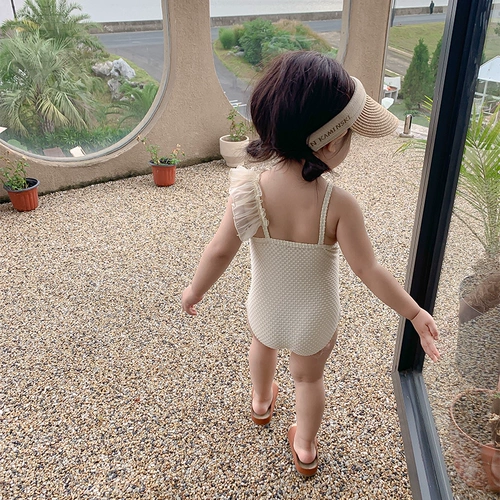 Детский купальник для плавания, в цветочек, в западном стиле