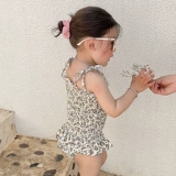 Брендовый милый детский купальник для принцессы для раннего возраста, популярно в интернете