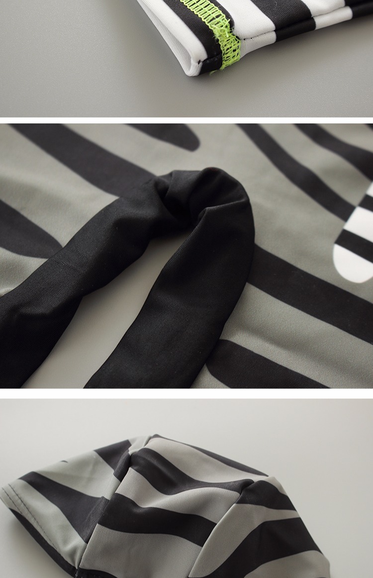 Đồ bơi trẻ em Bé trai Hàn Quốc Bé Baby Zebra Sọc Kem chống nắng Kỳ nghỉ Nhanh chóng Bộ đồ lướt nhanh - Bộ đồ bơi của Kid đồ bơi trẻ em
