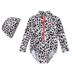 Đồ bơi trẻ em Cô gái Xiêm Leopard Áo dài tay chống nắng Đồ bơi cho trẻ em Đồ bơi cho trẻ em - Bộ đồ bơi của Kid áo bơi cho bé Bộ đồ bơi của Kid