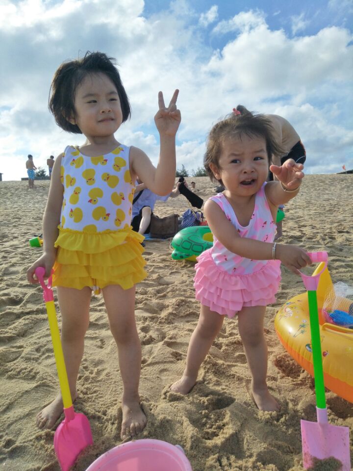Đồ bơi trẻ em dễ thương của Hàn Quốc cô gái nhỏ vịt vàng cô bé công chúa nhỏ một mảnh áo tắm em bé áo tắm - Bộ đồ bơi của Kid đồ bơi trẻ em nữ