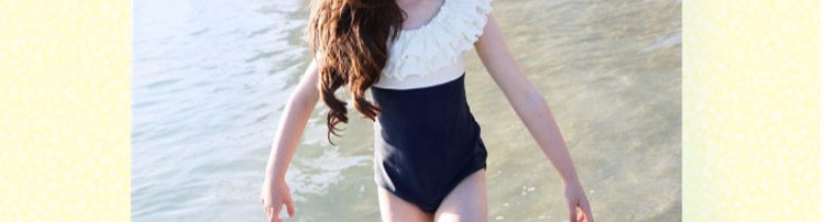 Đồ bơi trẻ em Hàn Quốc cho bé gái dễ thương kết hợp áo tắm công chúa nhỏ dễ thương cho bé nhỏ màu lớn phù hợp với áo tắm bố mẹ-con - Bộ đồ bơi của Kid đồ bơi tay dài cho bé gái