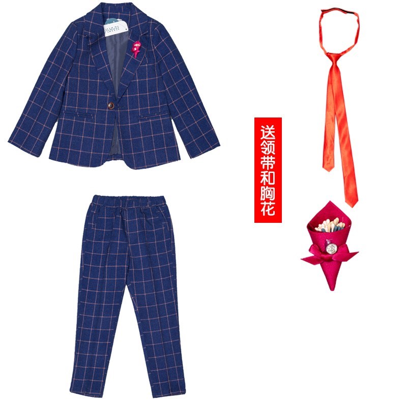 Suit Kids Mens Suits Trẻ Giải trí Handsome trai Set Thu / Winter Wedding dress chủ Baby.