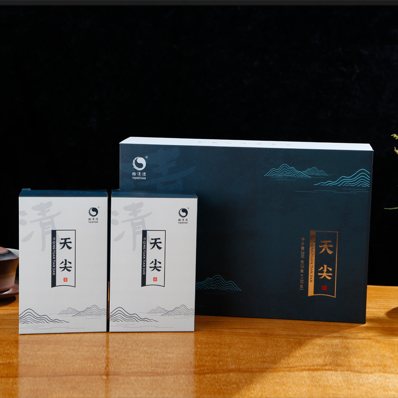 2013 Chen material Tianjian Hunan Anhua black tea Yiqingyuan flagship store first-class Tianjian material gift box 300g