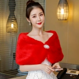 Удерживающая тепло накидка для невесты, куртка, плащ, вечернее платье, коктейльное платье, для подружки невесты