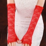 Кружевные перчатки, тонкий комплект, короткое корейское ретро свадебное платье, защита от солнца