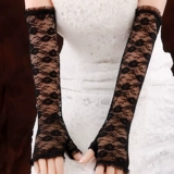 Кружевные перчатки, тонкий комплект, короткое корейское ретро свадебное платье, защита от солнца