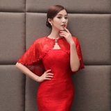 Плащ, кружевная тонкая белая летняя накидка для невесты, большой размер, 13 года, открытые плечи