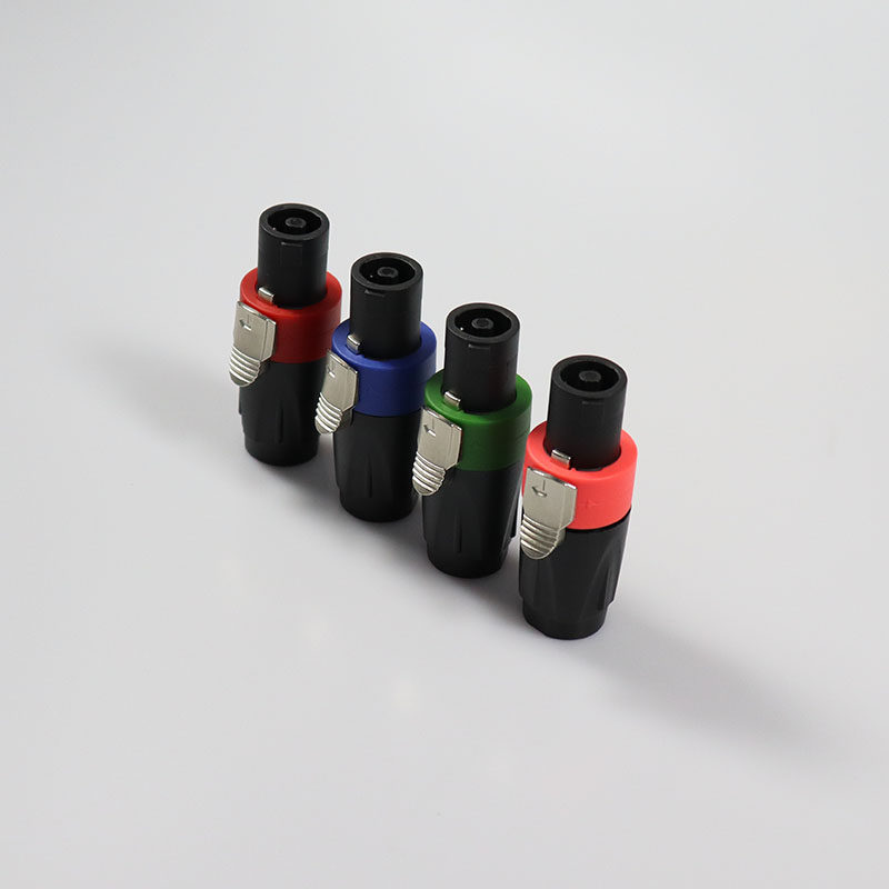 PRATT four-core professional speaker plug solder-free ohm head aviation Canon male power amplifier cable connector