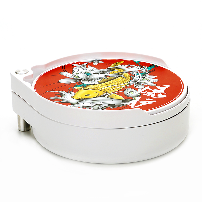 Yifan Seiko pull bait tray bait box painted floating water vertical hook anti-slip magnetic line split hook double layer blue transparent