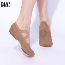 Chia belly dance shoes womens soft bottom practice shoes adult ballet shoes cat claw shoes childrens body elastic two-soled shoes