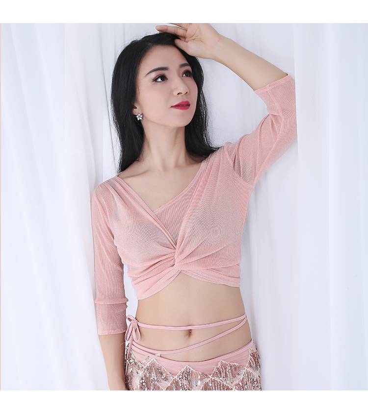 Trang phục múa bụng Qia Quần áo tập thể dục nữ 2019 trang phục mới váy bảo thủ gợi cảm phù hợp với điệu nhảy phương Đông - Khiêu vũ / Thể dục nhịp điệu / Thể dục dụng cụ giày khiêu vũ nam nhập khẩu