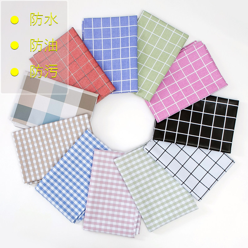 Tablecloth waterproof anti-scalding anti-oil anti-wash net red ins tablecloth pvc tablecloth European style cotton linen small fresh fabric