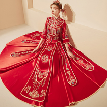High-end Atmosphere Show and Bride 2022 New Chinese Wedding Gown Summer Thin New Show Kimono