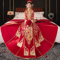 Advanced Heavy Industry Longfeng Vest Bride 2022 New Chinese Wedding Wedding Dresses Wedding Dresses Summer Extravagant and Suits Women