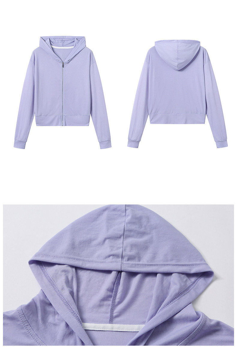 Одежда модная солнца защиты 防晒衣女款夏季冰丝透气短款小个子2025新款女士防晒服轻薄款外套