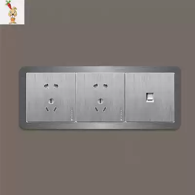 Modern light luxury simple narrow edge switch sticker wall sticker switch protective cover switch light switch decorative sleeve socket free