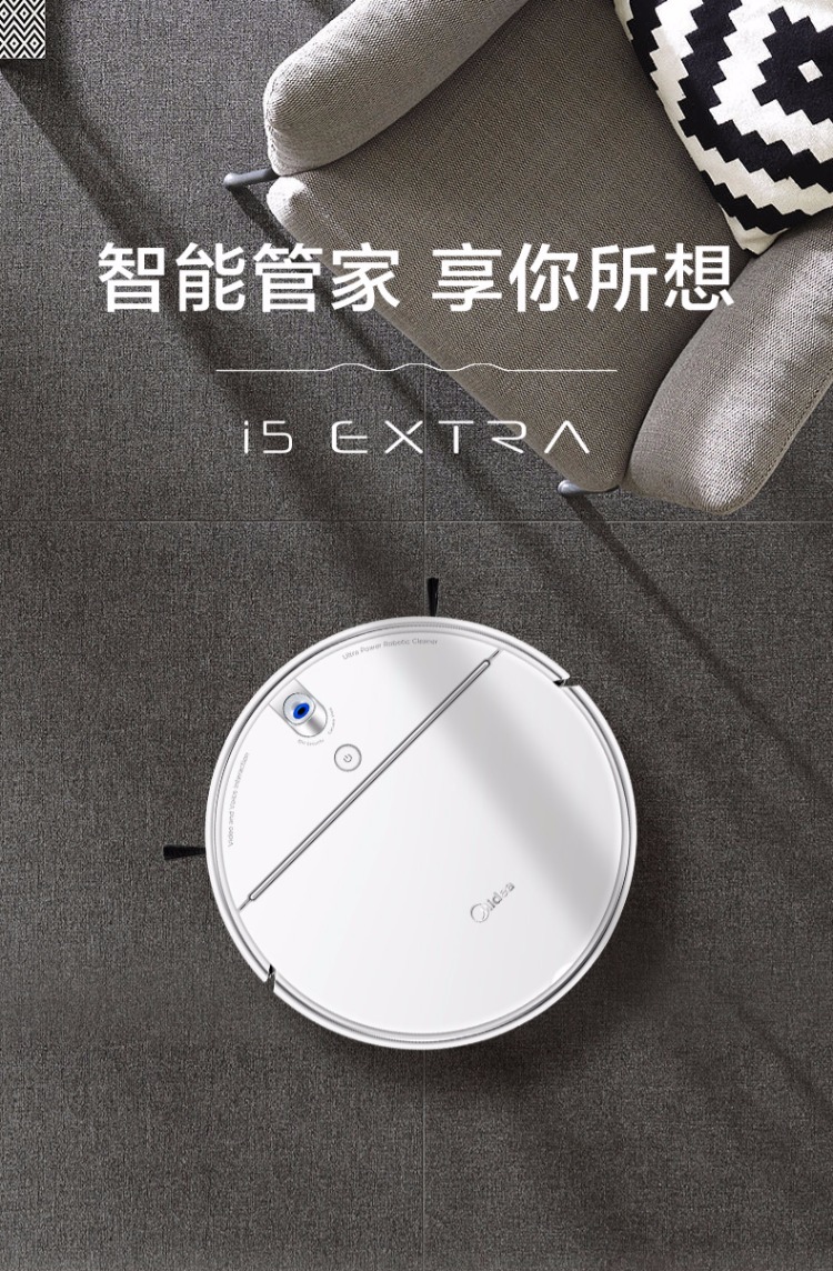 Robot quét nhà đẹp tự động thông minh máy hút bụi siêu mỏng quét máy lau nhà i5Extra robot ecovacs t5 hero